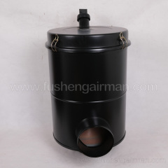 2605542090 Fusheng genuine screw compressor air filter assembly with built-in main air filter and safety filter.