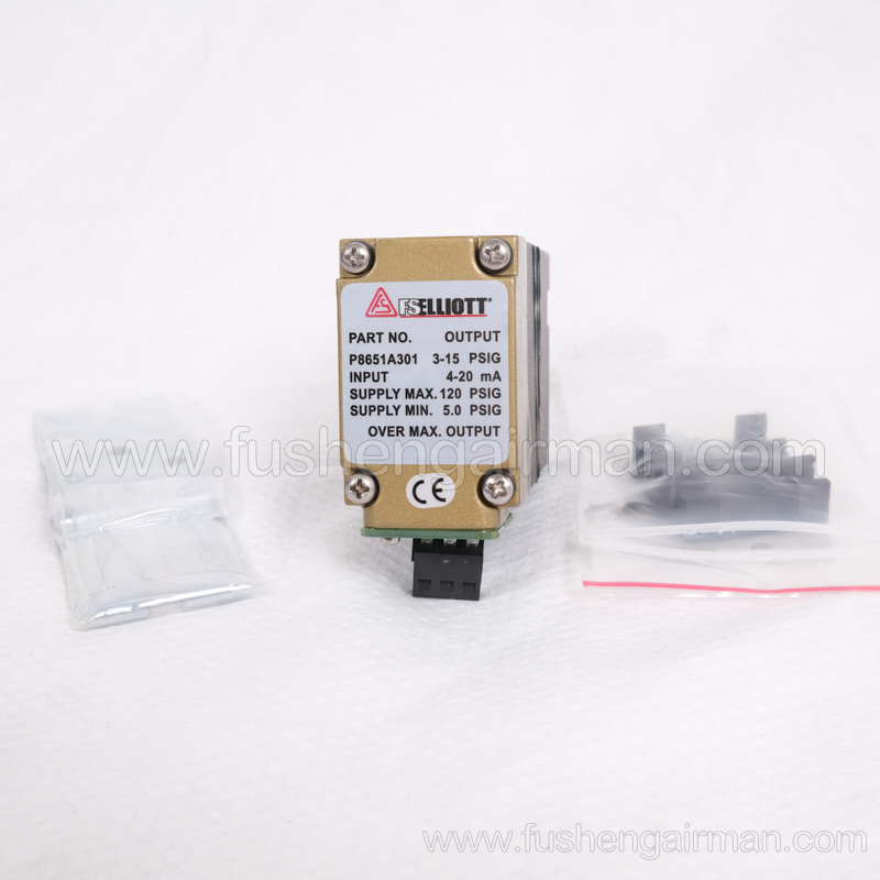 P8651A301 Fusheng ELLIOTT Centrifuge TT7800-401 (3-15) PSIG Electrical Converter