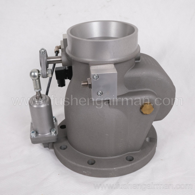 2104050194 Fusheng genuine screw compressor metric FSL-120B-S inlet valve with servo cylinder