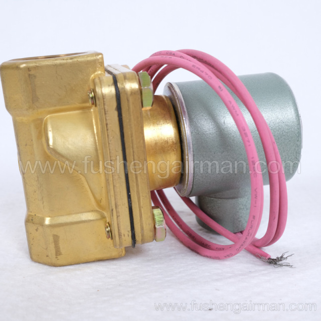 2104090172=9313915-252104-K Fusheng genuine screw air compressor 1/2" 2-position 2-way solenoid valve