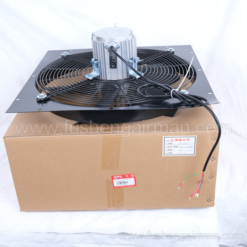 2106130413=9332824-B6DZ0122-2B Fusheng screw machine 1.1KW380V22″ axial fan