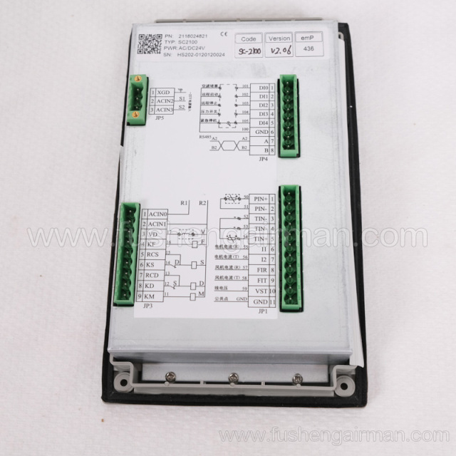 2118024821 Fusheng genuine screw compressor SF22L panel display box control panel