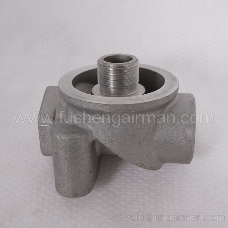 2606271670 Fusheng screw compressor SA220-400 oil filter holder fine thread screw port