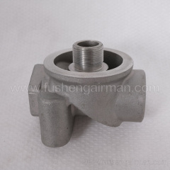 2606271670 Fusheng screw compressor SA220-400 oil filter holder fine thread screw port