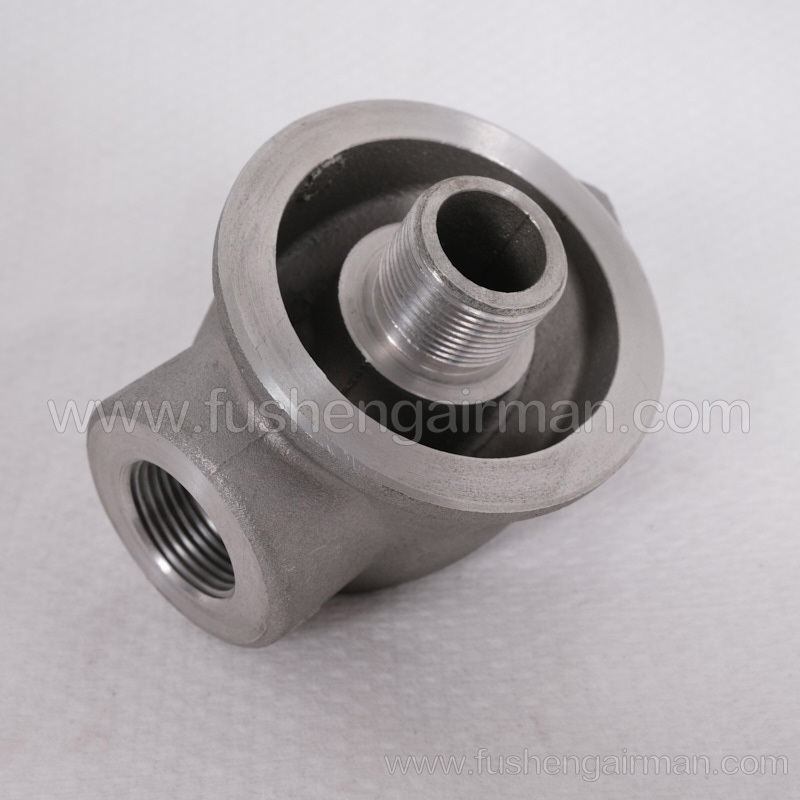 2606271670 Fusheng screw compressor SA220-400 oil filter holder fine thread screw port