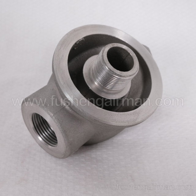 2606271670 Fusheng screw compressor SA220-400 oil filter holder fine thread screw port