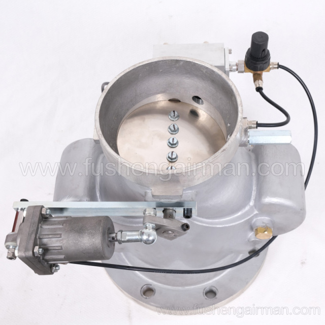 2104050200 Fusheng Genuine Screw Compressor DN160 Butterfly Air Inlet Valve HOERBIGER