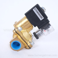 2104090088 Fusheng genuine oil free water lubrication screw machine 1/2"16bargN.C make up drain solenoid valve