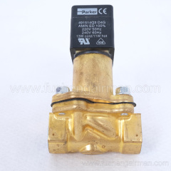 2104090088 Fusheng genuine oil free water lubrication screw machine 1/2"16bargN.C make up drain solenoid valve