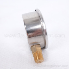 2105010180=9320631-2032211 Fusheng Screw Compressor 2-1/2 Upright Oil Filling Pressure Gauge