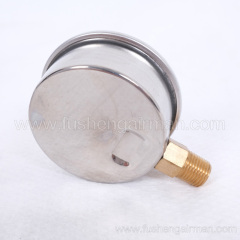 2105010180=9320631-2032211 Fusheng Screw Compressor 2-1/2 Upright Oil Filling Pressure Gauge