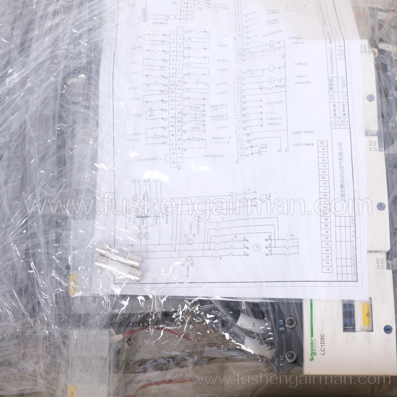 2107050871 Fusheng genuine screw air compressor SA120 starter disc assembly with control panel 380V