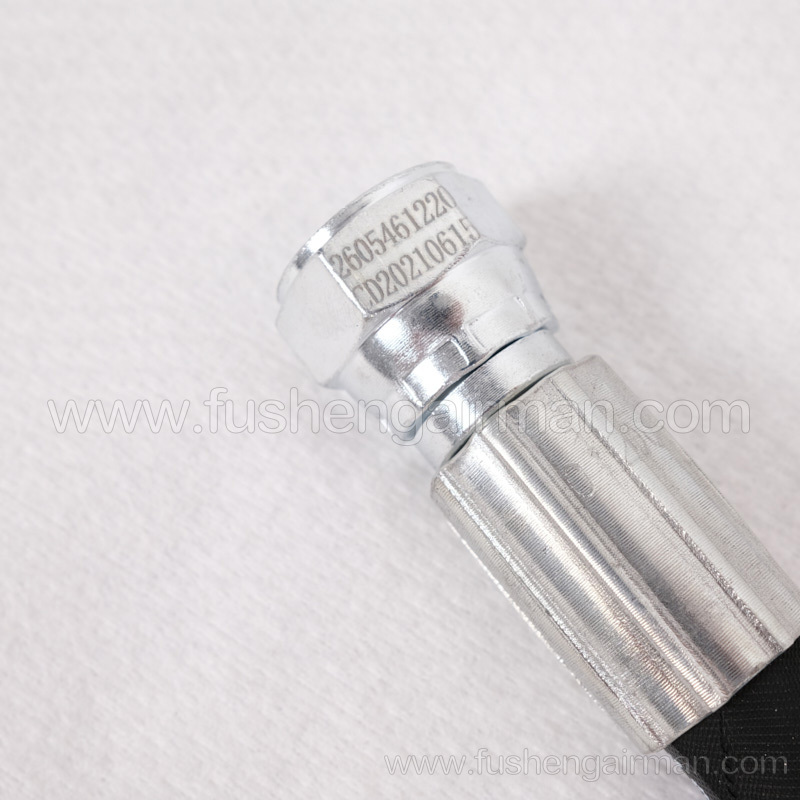 2605461220 Fusheng genuine screw compressor high pressure hose 18MPa/L type