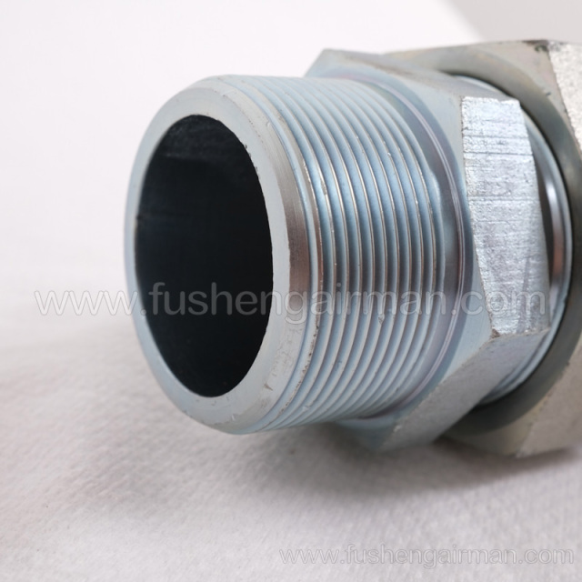 2606413690 Fusheng Genuine Screw Compressor SA62G Main Fuel Injection Pipe Metal Braided One End Flange