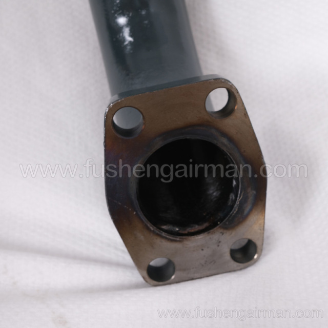 2606413690 Fusheng Genuine Screw Compressor SA62G Main Fuel Injection Pipe Metal Braided One End Flange