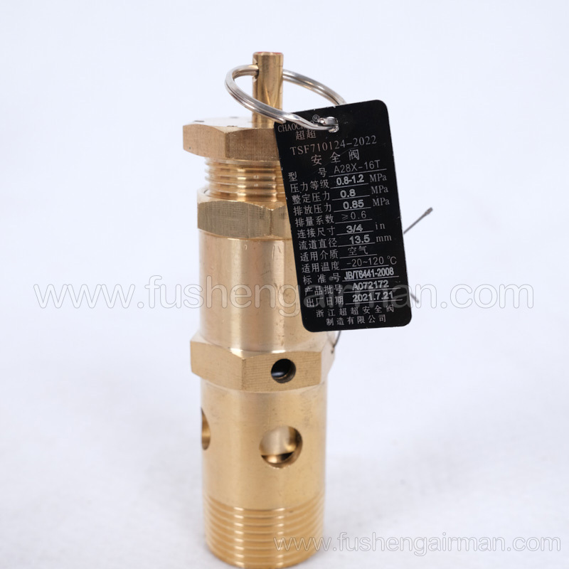 2104110092=9313215-102406-08 Fusheng Screw Compressor AX28-16T Safety Valve