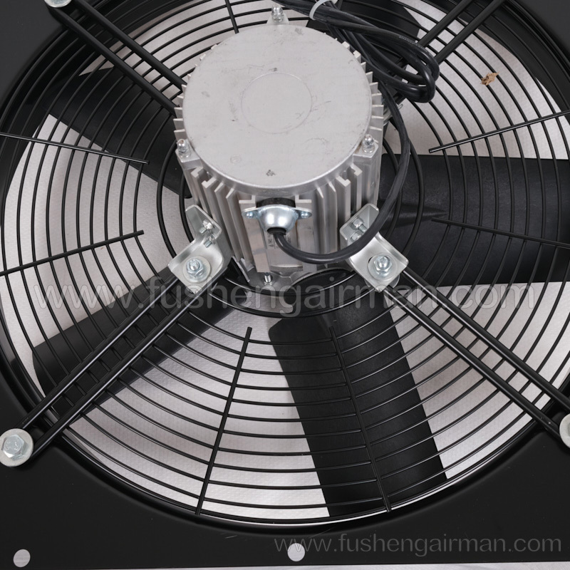 2106130066 Fusheng genuine oil-free water lubrication screw machine 0.75kW380V22 inch axial fan