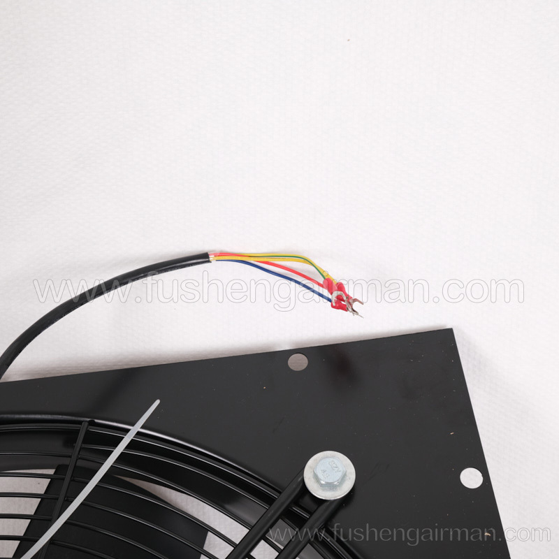 2106130066 Fusheng genuine oil-free water lubrication screw machine 0.75kW380V22 inch axial fan
