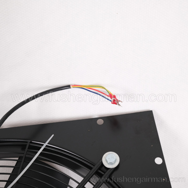 2106130066 Fusheng genuine oil-free water lubrication screw machine 0.75kW380V22 inch axial fan