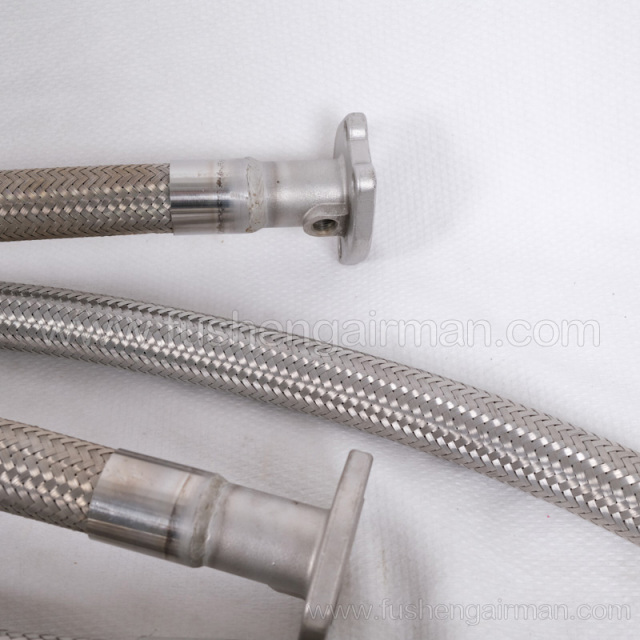 2604460210 Fusheng genuine screw air compressor metal hose assembly total 4 pcs.
