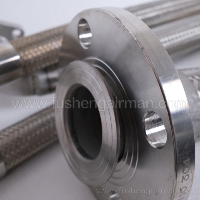 2604460210 Fusheng genuine screw air compressor metal hose assembly total 4 pcs.