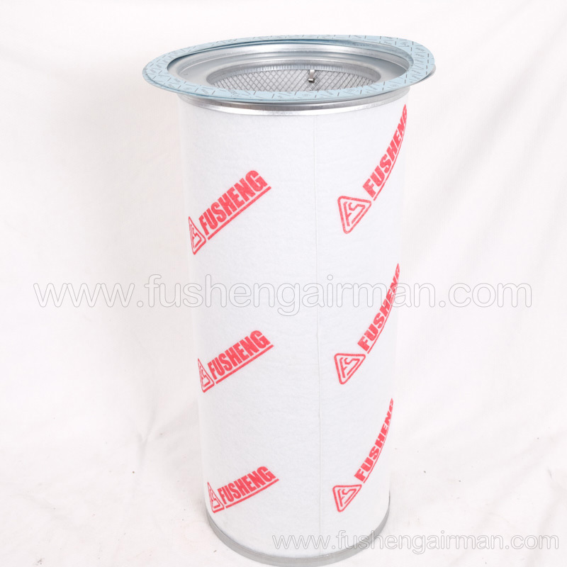 2606271560=711632E2-46910B Fusheng Screw Compressor SA250W Oil Separator
