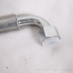 2605419850 Fusheng genuine screw air compressor SA+08-11-15KW oil outlet pipe 201-16/DN16