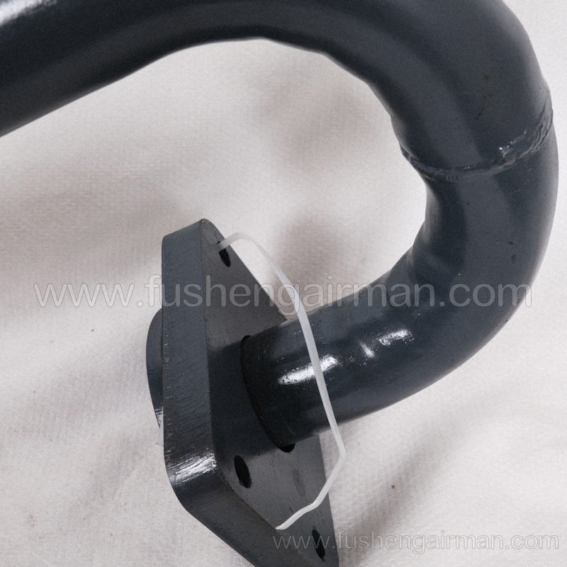 71124113-61150 Aisens Genuine Air Compressor FU55 Body Exhaust Pipe U-shape with Flange
