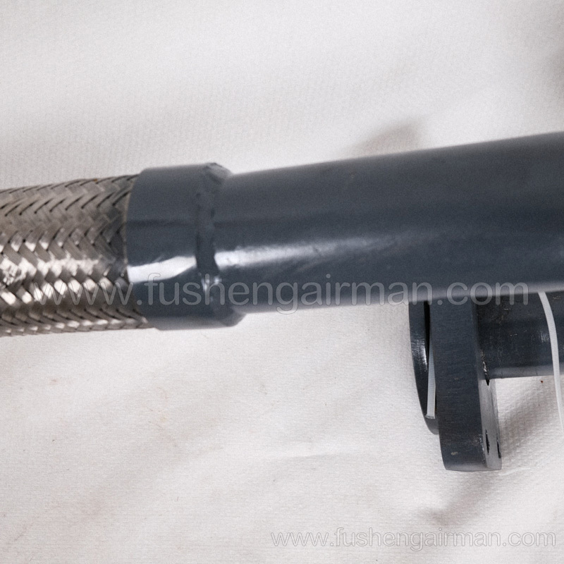 71124113-61150 Aisens Genuine Air Compressor FU55 Body Exhaust Pipe U-shape with Flange