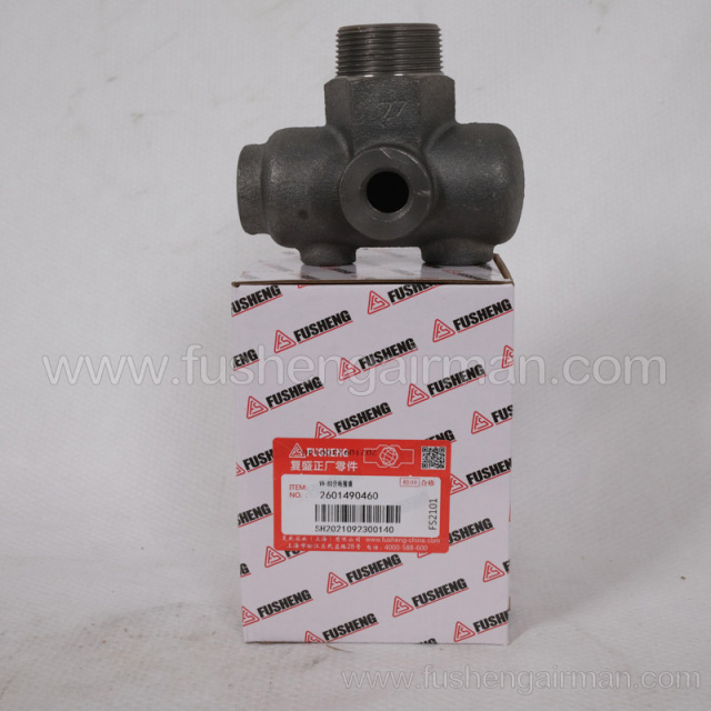 2601490460 Fusheng Genuine Piston Air Compressor VA-80 Diverter Joint Tank Mounting Pressure Gauge
