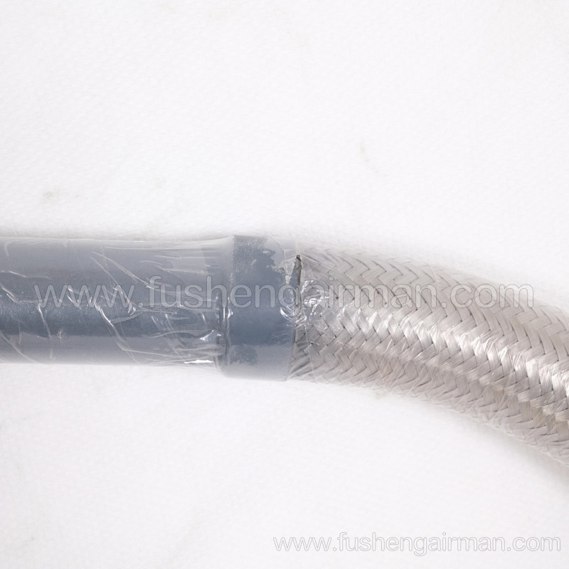 2605615920 Fusheng genuine screw air compressor SA55-75 body exhaust pipe metal braid with flange