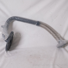2605615920 Fusheng genuine screw air compressor SA55-75 body exhaust pipe metal braid with flange