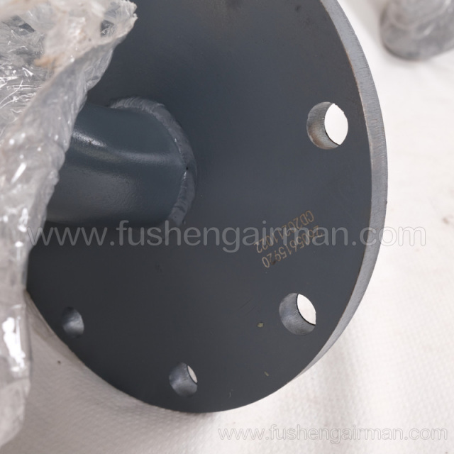 2605615920 Fusheng genuine screw air compressor SA55-75 body exhaust pipe metal braid with flange