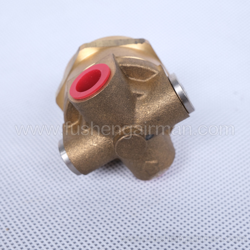2104070002 Fusheng genuine oil-free screw compressor 1/8’ electronic gas relief valve 3/8’
