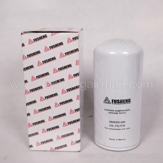 2605531490 Fusheng Genuine SA15-37-90-160-220-375kW Oil Filter
