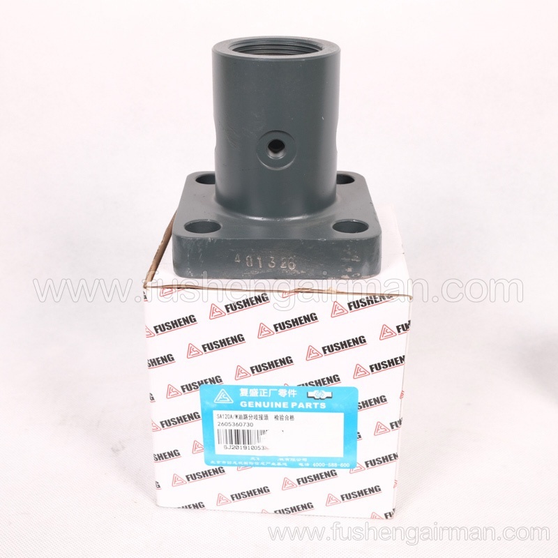 2605360730=71151172-84030 Fusheng Screw Compressor  SA120A/W Oil Line Diverter Fitting