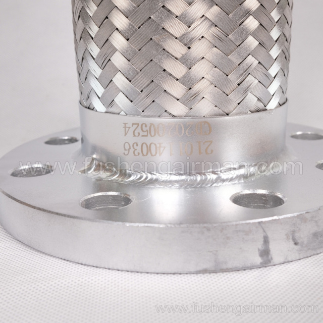 2101140036=9012514-2424300 Fusheng Screw Compressor 3” Expansion Hose 300mm