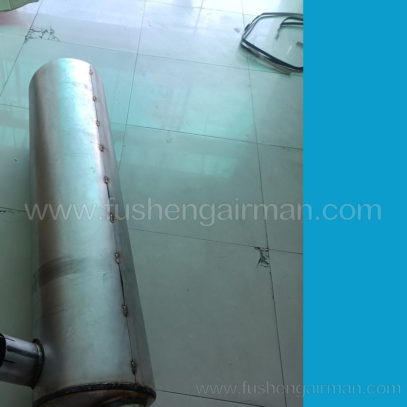 36866911 Ingersoll Rand Doosan mobile muffler for Doosan mobile screw type air compressor
