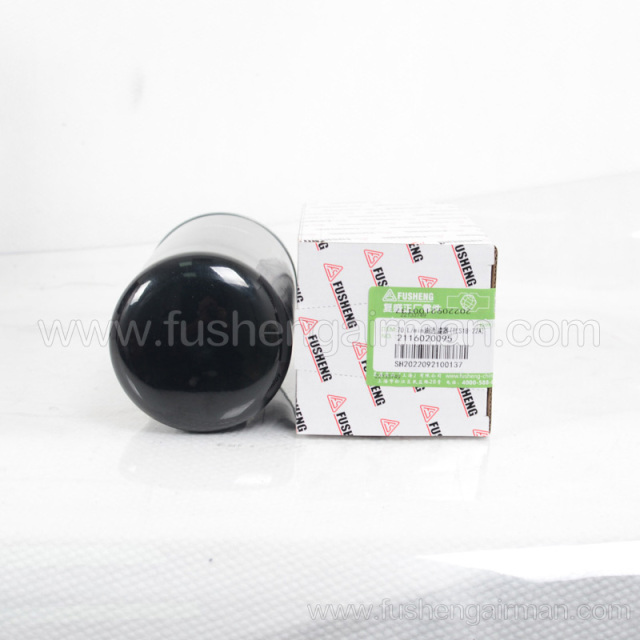 2116020095 Fusheng Screw Compressor Genuine Parts 70 L/min Oil Filter(TES18-22A)