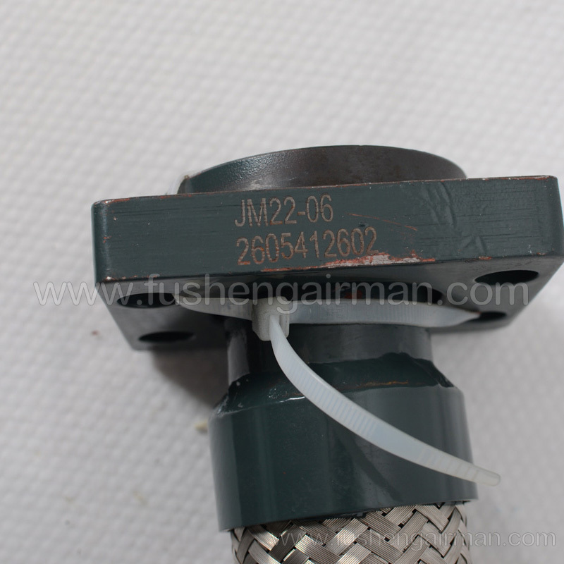 2605412602 Fusheng Screw Compressor Genuine Parts SA120A Oil Hose Set 1 Temperature Control Valve Base-Cooler