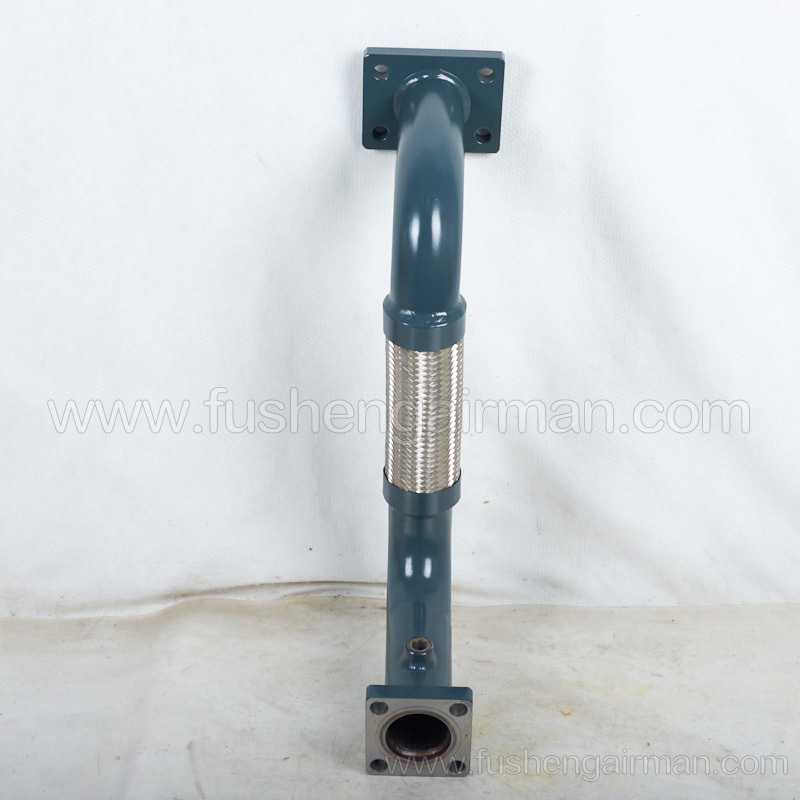 2606415410 Fusheng screw compressor parts SA75A-C pressure maintaining valve exhaust pipe