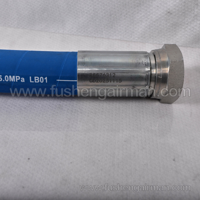 85576312 Ingersoll Rand Screw Air Compressor R132-160I Hose (Oil/Gas Tank - Temperature Control Valve)