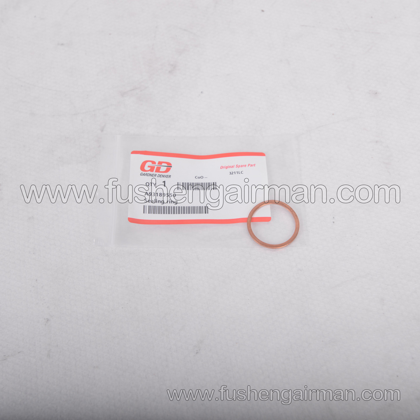 A93189550 Ingersoll Rand Gardner Denver CompAir Screw Air Compressor Genuine OEM Seal Ring A33X39