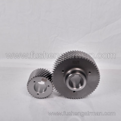 2605046290/2605046280 Fusheng screw air compressor head BSA41SG gear set i=1.794