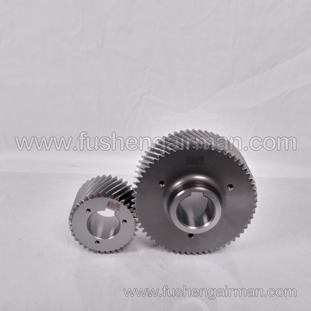 2605046290/2605046280 Fusheng screw air compressor head BSA41SG gear set i=1.794