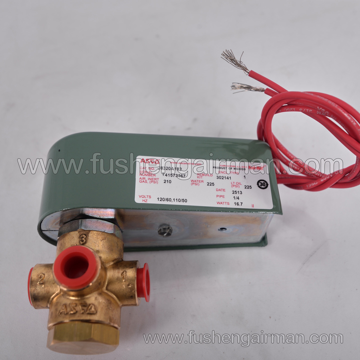 32039778 Ingersoll Rand Screw Air Compressor Genuine Replacement Part: Solenoid Valve J8320A182