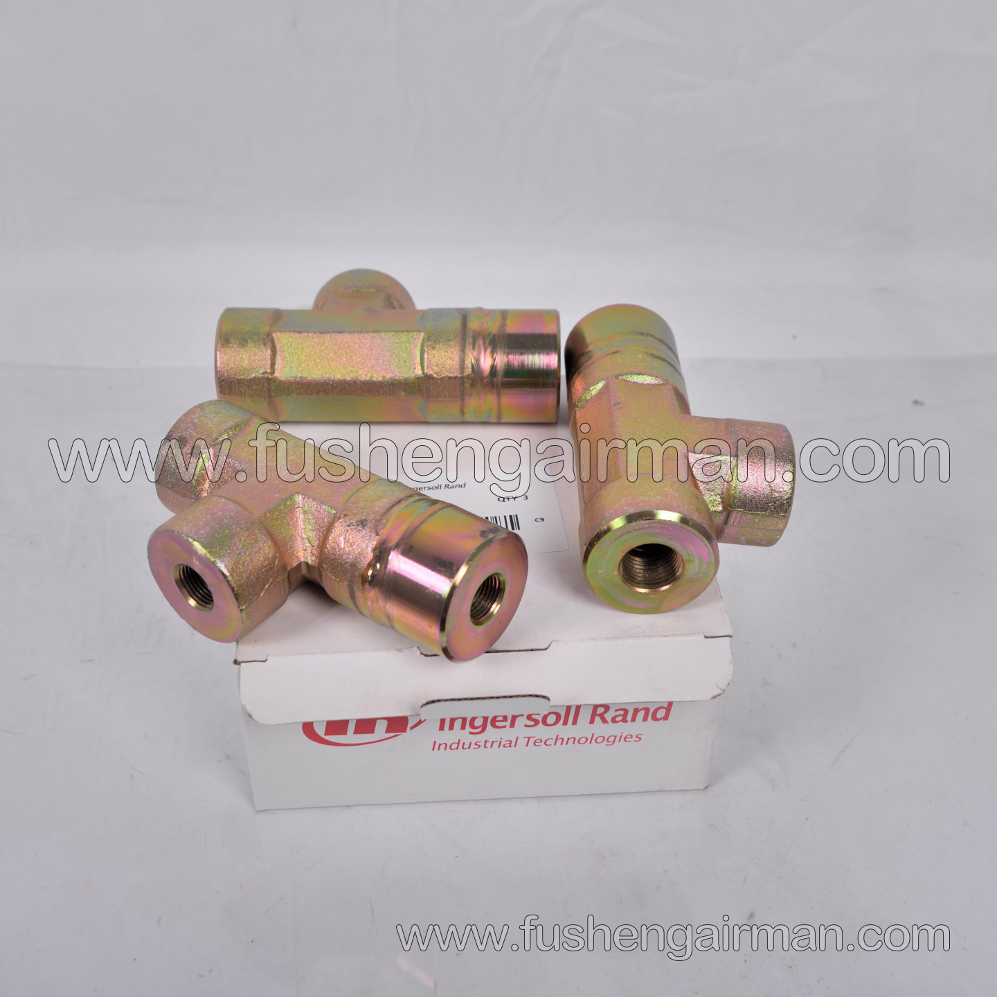 95007852 Ingersoll Rand Piston Air Compressor Genuine Replacement Part: T-Fitting (for 3/8" tubing)