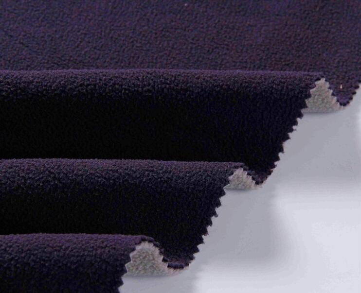 Breathable 100%Polyester Bonded Polar Fleece Softshell Fabric for Jacket,Sportswear,Garment