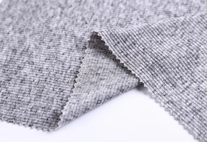 Poly rib knitting fabric from China