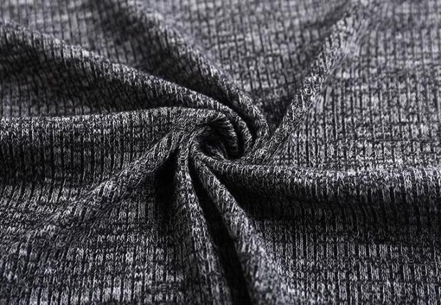 Poly rib knitting fabric from China